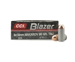 CCI Blazer Ammunition 9x18mm