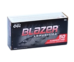 CCI Blazer Handgun Ammunition 357 Magnum 158 Grain Jacketed Hollow Point Box of 50 Rounds