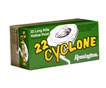 Remington Cyclone Ammunition 22 Long Rifle 36 Grain Lead Hollow Point Box of 50
