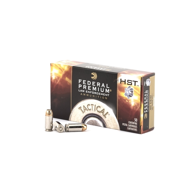 Federal Law Enforcement HST 40 S&W Ammo 155 Grain JHP