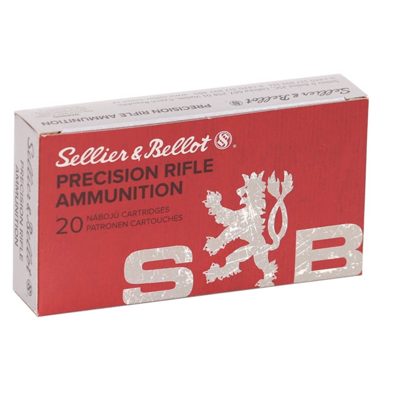Sellier  Bellot 7.62x54R Ammo 174 Grain Hollow Point Boat Tail