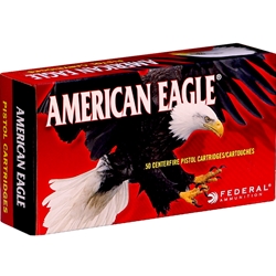 Federal American Eagle Handgun Ammunition 40 S&W 155 Grain Full Metal Jacket Box of 50 Rounds
