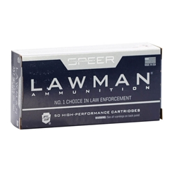 CCI Speer Lawman Ammunition 357 Sig 125 Grain Total Metal Jacket Box of 50