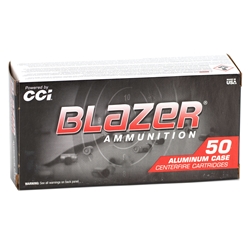 CCI Blazer Ammunition 44 Remington Magnum 240 Grain Jacketed Hollow Point Box of 50