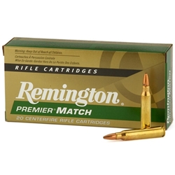 Remington Premier Match Ammunition 6.8mm Remington SPC 115 Grain Sierra MatchKing Hollow Point Box of 20