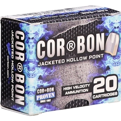 Cor-Bon Self-Defense Ammunition 380 ACP 90 Grain Jacketed Hollow Point Box of 20