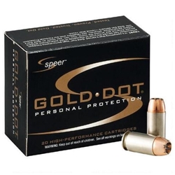 CCI Speer Gold Dot Handgun Ammunition 32 ACP 60 Grain Hollow Point Box of 20 Rounds
