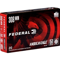 Federal American Eagle Rifle Ammunition 308 Winchester 150 Grain FMJ