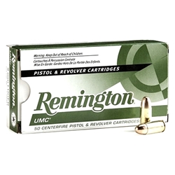 Remington UMC Handgun Ammunition 38 Super +P 130 Grain Full Metal Jacket Box of 50 Rounds