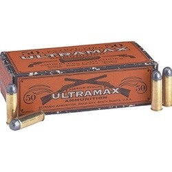 Ultramax Cowboy Action Ammunition 44 Colt 230 Grain Round Nose Flat Point Lead Box of 50