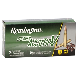 Remington Premier Varmint Ammunition 204 Ruger 32 Grain AccuTip-V Boat Tail Box of 20