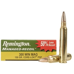 Remington Managed-Recoil Rifle Ammunition 300 Winchester Magnum 150 Grain Core-Lokt Pointed Soft Point Box of 20 Rounds