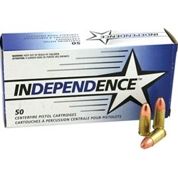 Independence Handgun Ammunition 357 Magnum 158 Grain Jacketed Soft Point Box of 50 Rounds