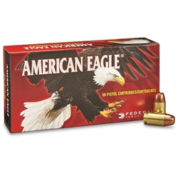 Federal American Eagle Handgun Ammunition 45 GAP 230 Grain Total Metal Jacket Box of 50 Rounds