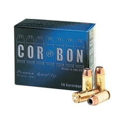 Cor-Bon Self-Defense Ammunition 10MM AUTO 150 Grain Jacketed Hollow Point Box of 20