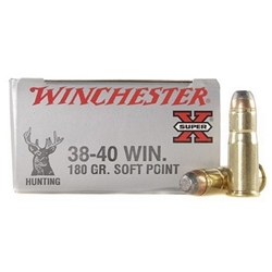 Winchester Super-X Rifle Ammunition 38-40 WCF 180 Grain Soft Point Box of 50