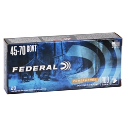 Federal Power-Shok Ammunition 45-70 Government 300 Grain Speer Hot-Cor Soft Point Box of 20