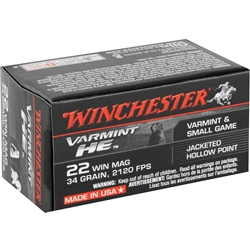 Winchester Supreme Ammunition 22 Winchester Magnum