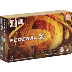 Federal Fusion Rifle Ammunition 308 Winchester
