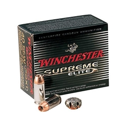 Winchester Supreme Elite Handgun Ammunition 357 Magnum 180 Grain Partition Gold Jacketed Hollow Point Box of 20 Rounds