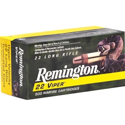 Remington Viper Hyper Velocity Ammunition 22 Long Rifle 36 Grain Plated Truncated Cone