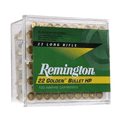 Remington Rimfire Ammunition 22 Long Rifle 36 Grain Plated Lead Hollow Point