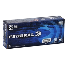 Federal American Eagle Rifle Ammunition 223 Remington 50 Grain Jacketed Hollow Point Box of 200 Rounds