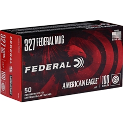 Federal American Eagle Handgun Ammunition 327 Federal Magnum 100 Grain Jacketed Soft Point