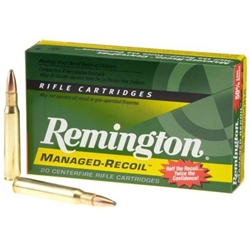 308 Winchester Ammo-Remington Managed Recoil Rifle Ammunition 308 Winchester 125 Grain Core-Lokt Pointed SP Ammo