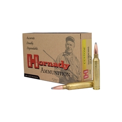 7mm Remington Magnum Ammo-Hornady Custom Rifle Ammunition 7mm Remington Magnum 139 Grain SP Ammo 8060