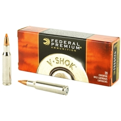 222 Remington Ammo-Federal Premium Vital-Shok Rifle Ammunition 222 Remington 40 Grain Nosler Ballistic Tip Ammo