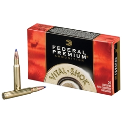 243 Winchester Ammo-Federal Premium Vital-Shok Rifle Ammunition 243 Winchester 100 Grain Sierra GamKing SP Ammo