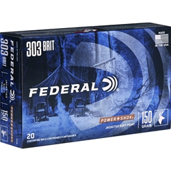 303 British Ammo-Federal Power-Shok Ammunition 303 British 150 Grain SP Ammo
