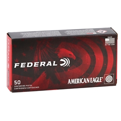 25 ACP Ammo-Federal American Eagle 25 ACP 50 Grain FMJ Ammo