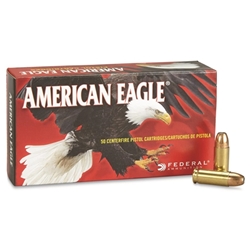 Federal American Eagle 38 Super +P 115 Grain JHP Ammo
