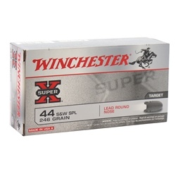 Winchester Super X 44 Special 246 Grain Lead Round Nose Ammunition