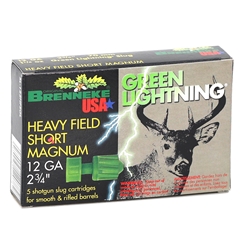 Brenneke USA Green Lightning Heavy Field Short Magnum 12 Gauge 2-3/4