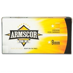 Armscor Precision 9mm Luger 124 Grain Full Metal Jacket Ammo