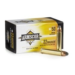 Armscor Precision 22 Winchester Magnum Rimfire 40 Gr. Jacketed Hollow Point Ammo