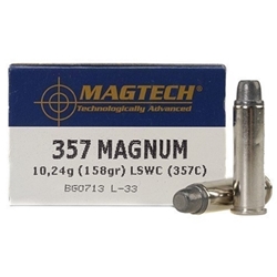 Magtech Sport 357 Magnum Lead Semi-Wadcutter Ammo