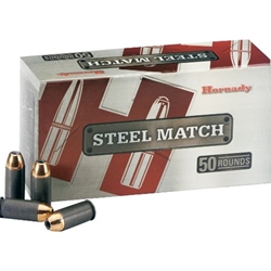 Hornady Match Steel 9mm Luger 125 Grain HAP Ammo 90275