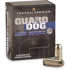 Federal Premium 40 S&W 135 Grain Guard Dog Expanding Ammo PD40GRD