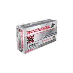 Winchester Super-X Ammunition 9mm Luger 147 Grain Silvertip Hollow Point Box of 50 Rounds