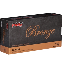 PMC 45 ACP 230 Grain Full Metal Jacket Ammunition