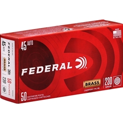 Federal Champion 45 ACP 230 Grain Full Metal Jacket Ammo