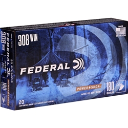 Federal Power-Shok Ammunition 308 Winchester