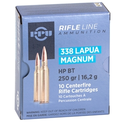 Prvi Partizan Rifle Ammunition 338 Lapua Magnum 250