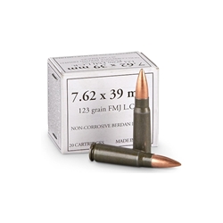 Wolf Military Classic 7.62x39mm Russian 124 Gr Full Metal Jacket Ammo