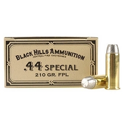 Black Hills Cowboy Action Ammunition 44 Special 210 Grain Lead Flat Point Box of 50