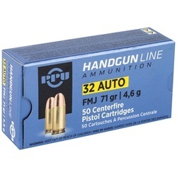 Prvi Partizan Ammunition 32 ACP 71 Grain Full Metal Jacket Box of 50